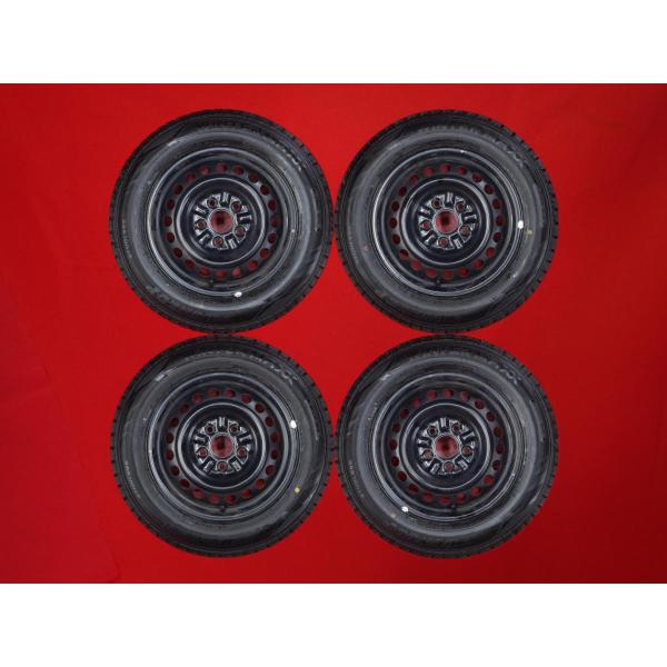 【激安 4本SET】トヨタ 純正 鉄ホイール [6.5J +50 PCD114.3] ダンロップ ウ...