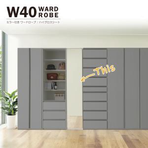 ニトリ（NITORI） マルチ収納ユニットミラー付きチェスト(AWD 100 BC