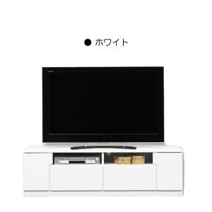 テレビ台 ローボード 幅150cm 完成品 光沢 TVボード テレビボード ロータイプ リビング収納 ホワイト｜taiho-kagu
