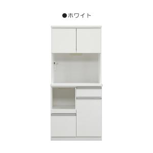 ニトリ（NITORI） 鏡面仕様のキッチンボード (幅80cm WH) : ニトリ