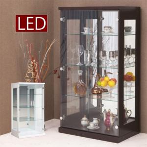 鍵付きコレクションボード 完成品 幅70cm LEDライト コーナー用 ショー