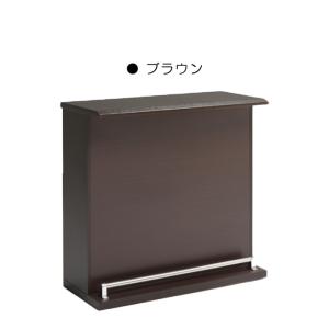 カウンターバー バーカウンターテーブル 幅100cm 完成品 日本製 モダン 木製 おしゃれ ブラウン｜taiho-kagu