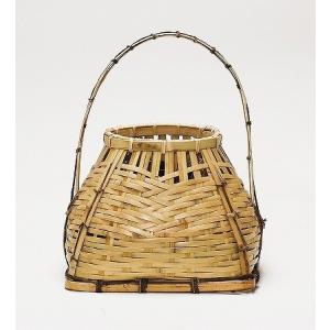 茶道具　竹細工師　山田竹遊造　蓮に蛙　竹香合　共箱　C　R4927 茶道具 竹 虫籠香合 山田竹遊作、桐共箱□新品□