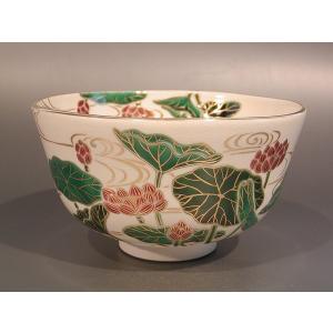 茶道具・茶器 抹茶茶碗 仁清 青楓流水、京焼 東福窯 中村能久（よし