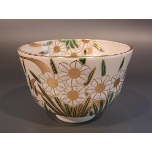 京焼 清水焼 陶あん 色絵付け マグカップ（白地×藤） : 陶あんYahoo!店