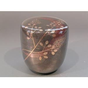 茶道具・棗 】薄茶器 中次 総竹林、加賀の蒔絵師 和田寿峰作 : 佐藤