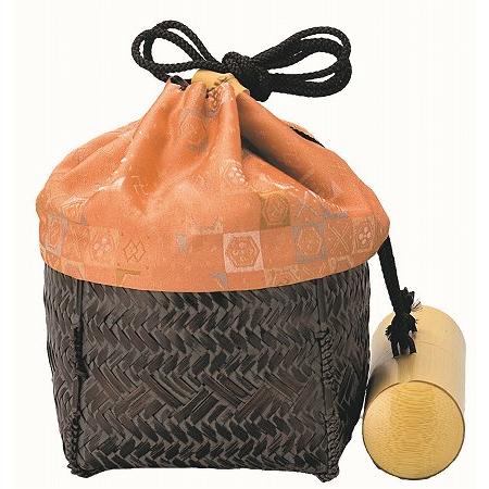 茶道具/茶器　野点籠/野立籠（のだてかご）セット、御幸籠（みゆき ）セット、亀甲紋（きっこう）、菁竺...