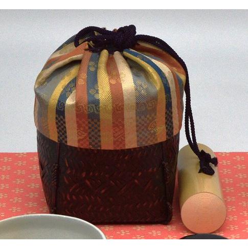 茶道具/茶器　野点籠/野立籠（のだてかご）セット、御幸籠（みゆき かご）セット、伊予簾（すだれ）、菁...