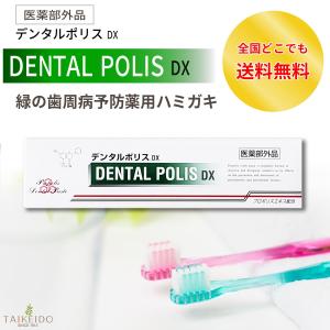 【医薬部外品】デンタルポリスDX 80g プロポリスエキス配合 歯周病予防 薬用歯磨き粉 全国どこでも送料無料
