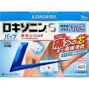 【第２類医薬品】ロキソニンＳパップ　7枚入　梱包材なしでクリックポストなら送料無料　他の商品と同時購...