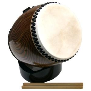 名入れ無料 長胴太鼓 8寸（鼓面:24cm） 栓・専用台・バチ付 : 和楽器