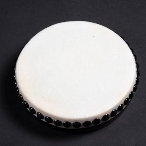 エイサー用 締め太鼓 (大) 水牛皮 直径30cm×高さ11.5cm バチ1本