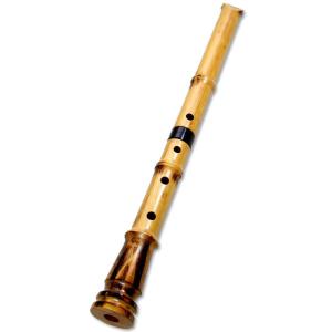 尺八 林山 銘 1.9尺 歌口銀縁 藤巻 銀三線 琴古流 和楽器 笛 虚無僧