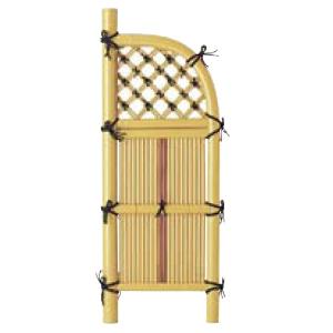 高耐候AS系ミニ曲げ玉袖垣  イエローW450×H1200mm四万円以上購入例外地域有り