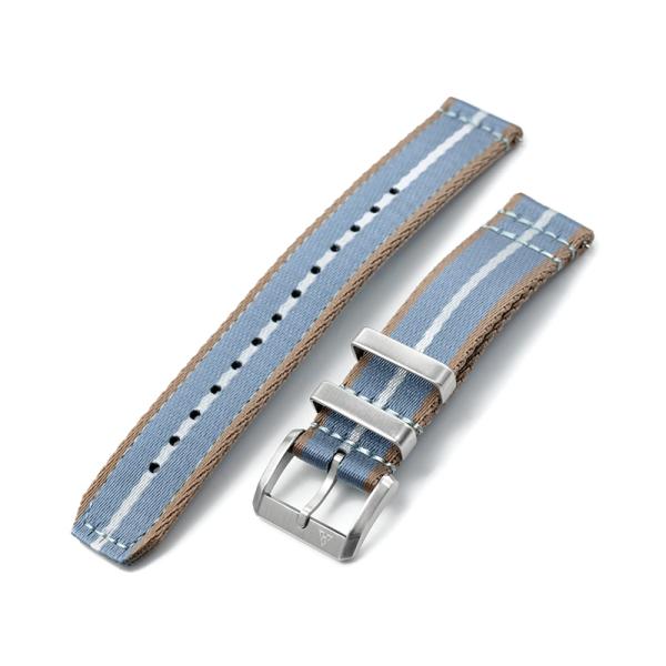 20mm HAVESTON 時計ベルト BRG-2P ナイロン アーバンカラー ブラッシュドバックル...