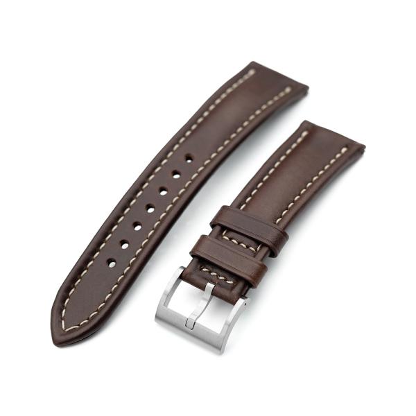 22mm MiLTAT 時計ベルト HORWEEN ホーウィン クロムエクセル アビエータースタイル...