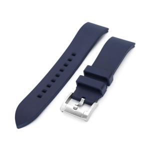 20mm MiLTAT 時計ベルト FKMラバー ミリタリーグリーン ワッフル