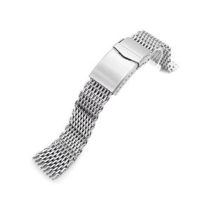 20mm MiLTAT テーパード Winghead シャークメッシュバンド ステンレス