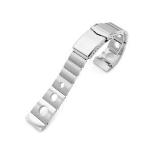 20mm メタル時計バンド ステンレス ロールボール2 ブレスレット バトン