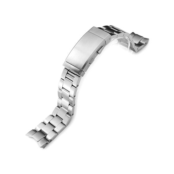 20mm メタル時計バンド ステンレス オイスター ブレスレット エクステンション ラチェットバック...