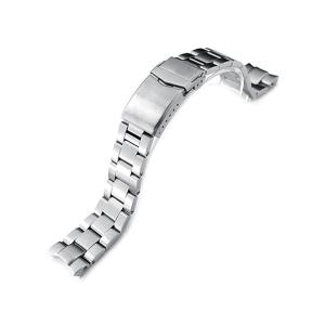 20mm メタル時計バンド ステンレス オイスター ブレスレット Vクラスプ