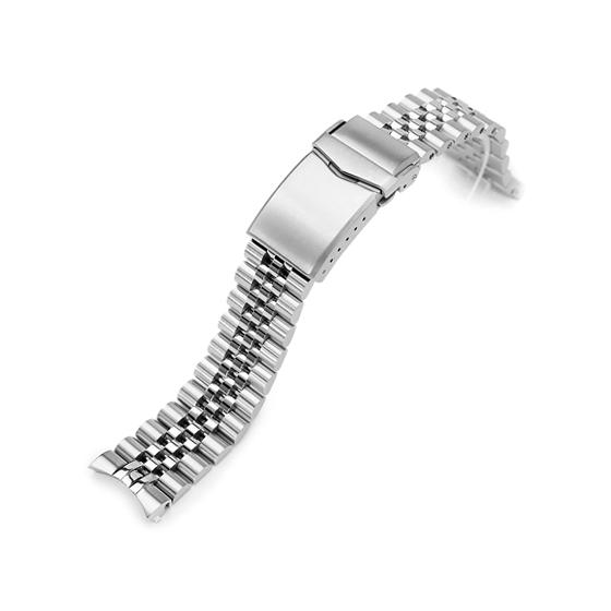 20mm メタル時計バンド ステンレススチール ジュビリー ブレスレット Vクラスプ for OME...