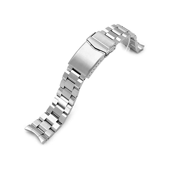 20mm メタル時計バンド ステンレススチール ヘクサッド2 ブレスレット Vクラスプ for OM...