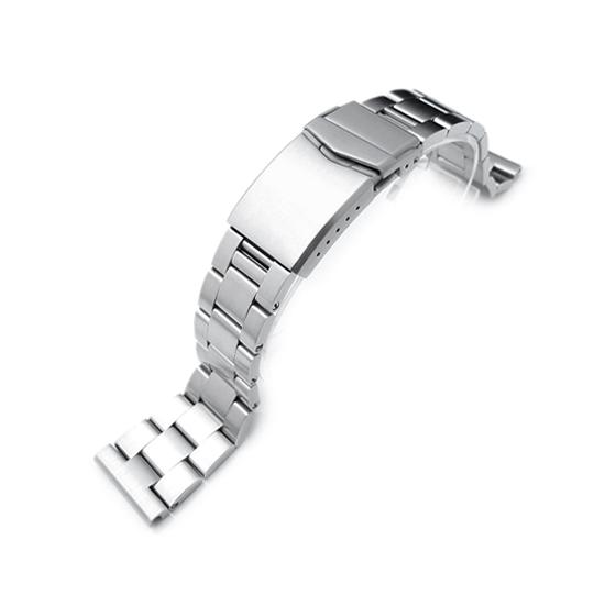 21.5mm メタル時計バンド ステンレススチール オイスター ブレスレット Vクラスプ for セ...