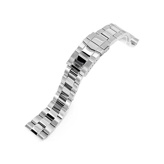 22mm メタル時計バンド ステンレス オイスター ブレスレット ツートン サブマリーナクラスプ f...