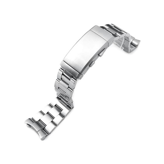 22mm メタル時計バンド ステンレススチール オイスター ブレスレット エクステンション ラチェッ...