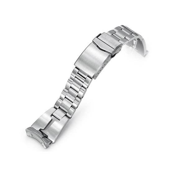 22mm メタル時計バンド ステンレススチール RAZOR ブレスレット Vクラスプ for セイコ...