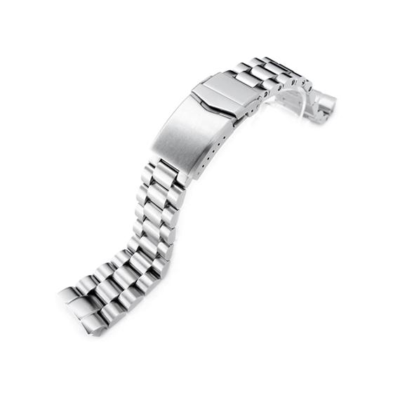 22mm メタル時計バンド ステンレス エンドミル ブレスレット Vクラスプ for セイコー プロ...