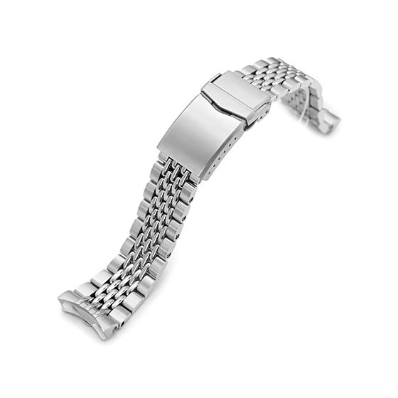 22mm メタル時計バンド ステンレス Goma BOR ブレスレット Vクラスプ for セイコー...