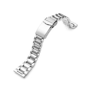 22mm メタル時計バンド ステンレススチール エントワイン ブレスレット