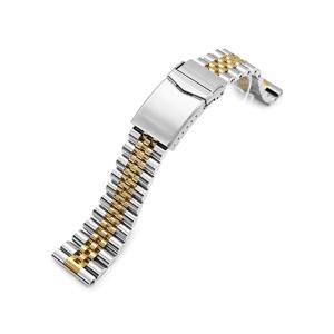 22mm メタル時計バンド ステンレススチール オイスター ブレスレット