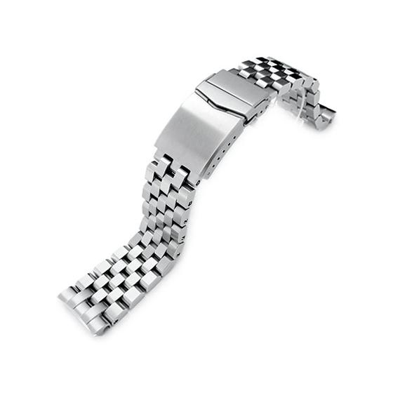 22mm メタル時計バンド ステンレス スーパーエンジニア2 ブレスレット Vクラスプ for セイ...