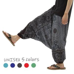 レーヨン サルエルパンツ アラジンパンツ タイ...の詳細画像1