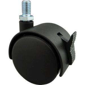 東信製作所 TGS50-B 双輪キャスター Φ50mm ボルト方式 ストッパーあり