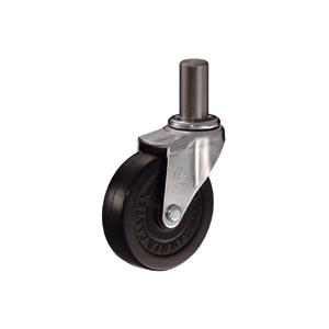 ハンマーキャスター差込みボス車輪 (ゴム車輪) 420EK-R 75mm