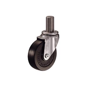 ハンマーキャスター差込みボス車輪 (ゴム車輪) 420EK-R 85mm