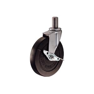 ハンマーキャスター差込みボス車輪 (ゴム車輪) 415EK-R 150mm