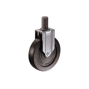 ハンマーキャスター差込みボス車輪 (ゴム車輪) 420EKR-R 125mm