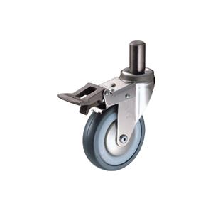 ハンマー キャスター 車輪 915ek Fr 100mm 差込みボス ナイロン ホイール ゴム巻 車輪 ラジアル ボールベアリング入 0260 平創機 On Line Shop 通販 Yahoo ショッピング