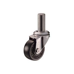 ハンマーキャスター差込みボス車輪 (ゴム車輪) 320SK-R 65mm