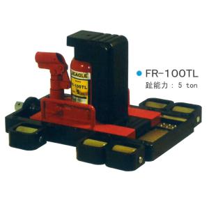 FR-60TL ローラー付フリー 送り台 爪つきジャッキ 3ton 今野製作所｜tairaml