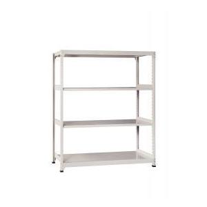 100kg/段 W875×D300×H1200 4段 扶桑金属工業 軽量 スチール 棚 ラック