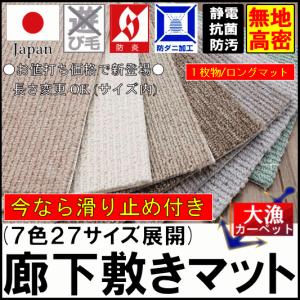 廊下 カーペット ロングカーペット 防炎 防汚 防ダニ 廊下敷き 廊下マット ロング 絨毯 じゅうたん SINCOL (レイラ67×200) 67×200cm