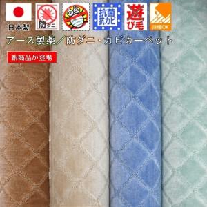 カーペット 絨毯 6畳 アース防ダニ 防カビ じゅうたん 日本製 おしゃれ 六畳 6帖 OSM (トレド6畳) 江戸間 6畳 261×352cm