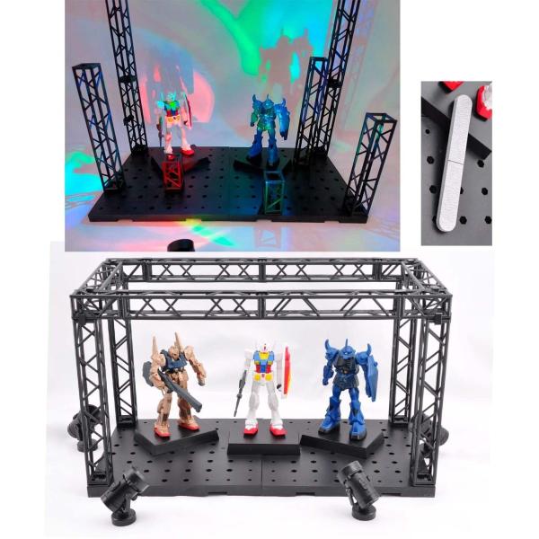 KIBOUU プラモデル フィギュア ジオラマベース 展示ベース  (奥行15cm) MG HG R...