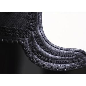 剣道防具 頂(赤)5mm紺合皮 具の目刺し 刺...の詳細画像5